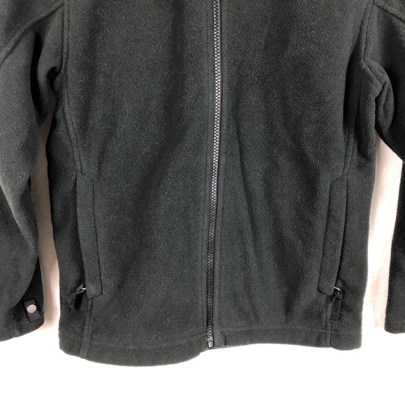 The North Face Boys 10/12 Black Fleece Jacket - Picture 2 of 7